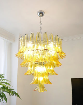 Aurora Lustre Pétales en Verre de Murano Vintage-Luire