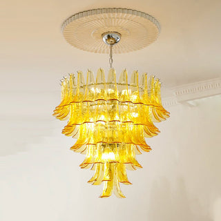Aurora Lustre Pétales en Verre de Murano Vintage-Luire