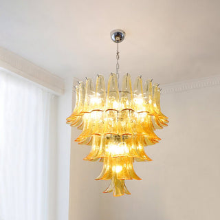 Aurora Lustre Pétales en Verre de Murano Vintage-Luire