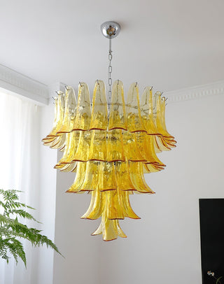 Aurora Lustre Pétales en Verre de Murano Vintage-Luire