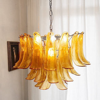Aurora Lustre Pétales en Verre de Murano Vintage-Luire