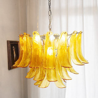 Aurora Lustre Pétales en Verre de Murano Vintage-Luire