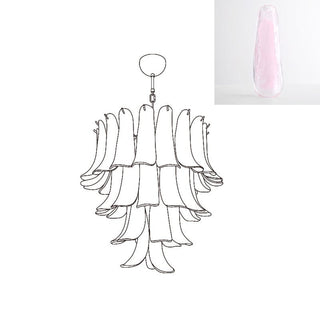 Aurora Lustre Pétales en Verre de Murano Vintage-Luire