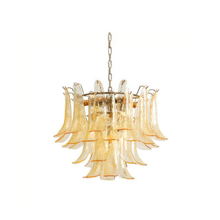 Aurora Lustre Pétales en Verre de Murano Vintage-Luire