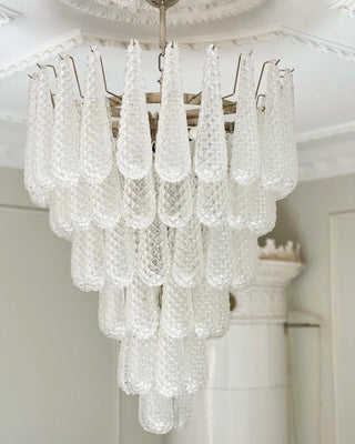 Aurora Lustre Pigne en Verre de Murano Texturé Luxe