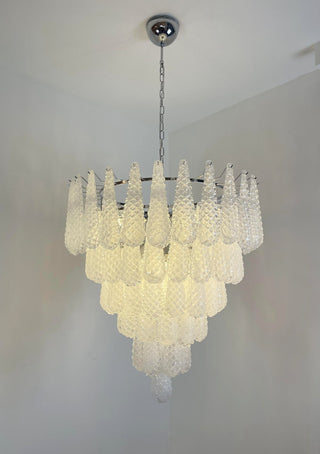 Aurora Lustre Pigne en Verre de Murano Texturé Luxe