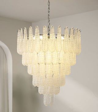 Aurora Lustre Pigne en Verre de Murano Texturé Luxe