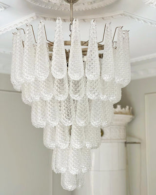 Aurora Lustre Pigne en Verre de Murano Texturé Luxe