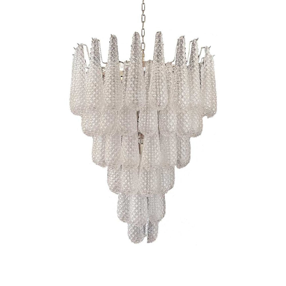 Heleira Lustre Pigne en Verre de Murano Texturé Luxe