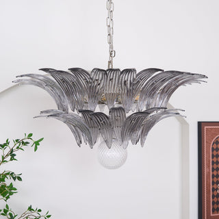Aurora Le Lustre en Verre de Murano Clair