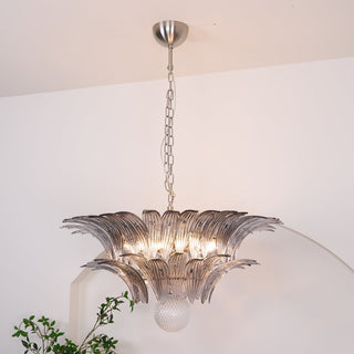 Aurora Le Lustre en Verre de Murano Clair