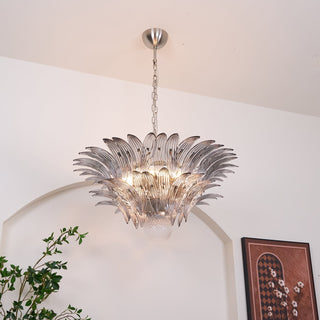 Aurora Le Lustre en Verre de Murano Clair
