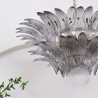Aurora Le Lustre en Verre de Murano Clair