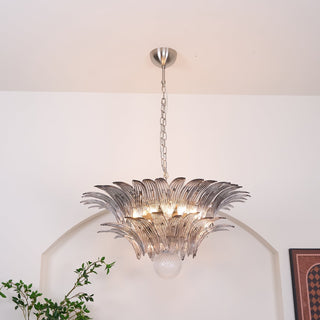 Aurora Le Lustre en Verre de Murano Clair