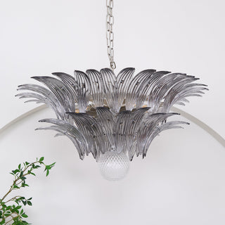 Aurora Le Lustre en Verre de Murano Clair