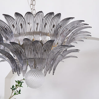 Aurora Le Lustre en Verre de Murano Clair