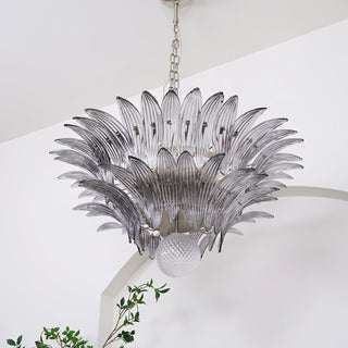 Aurora Le Lustre en Verre de Murano Clair