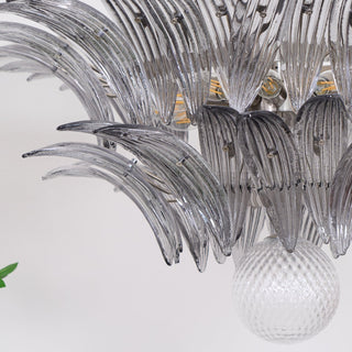 Aurora Le Lustre en Verre de Murano Clair