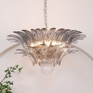 Aurora Le Lustre en Verre de Murano Clair