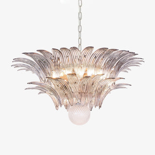 Aurora Le Lustre en Verre de Murano Clair