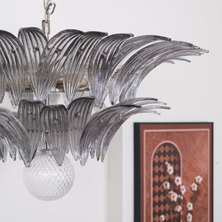 Aurora Le Lustre en Verre de Murano Clair