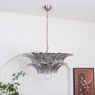 Aurora Le Lustre en Verre de Murano Clair