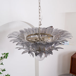 Aurora Le Lustre en Verre de Murano Clair