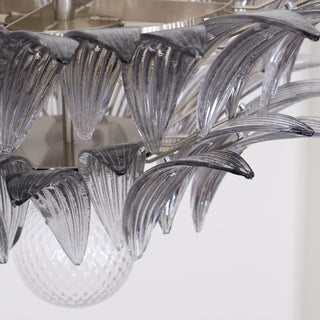 Aurora Le Lustre en Verre de Murano Clair