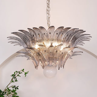 Aurora Le Lustre en Verre de Murano Clair