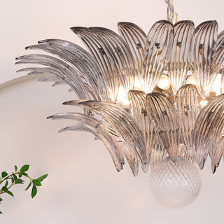 Aurora Le Lustre en Verre de Murano Clair