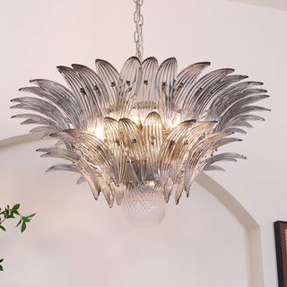 Aurora Le Lustre en Verre de Murano Clair