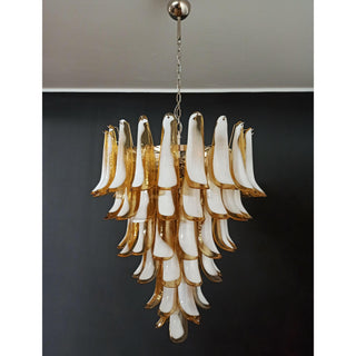 Alsorisra Lustre Postmoderne de Luxe en Verre Pétale