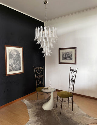 Alsorisra Lustre Postmoderne de Luxe en Verre Pétale