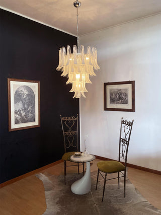 Alsorisra Lustre Postmoderne de Luxe en Verre Pétale