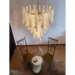 Alsorisra Lustre Postmoderne de Luxe en Verre Pétale