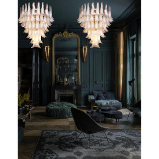 Alsorisra Lustre Postmoderne de Luxe en Verre Pétale