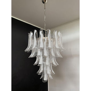 Alsorisra Lustre Postmoderne de Luxe en Verre Pétale