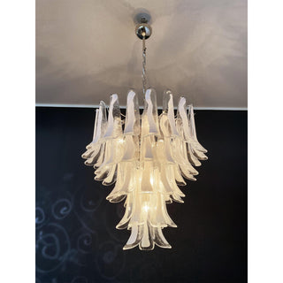 Alsorisra Lustre Postmoderne de Luxe en Verre Pétale