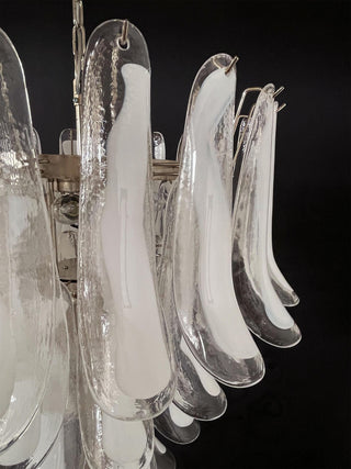 Alsorisra Lustre Postmoderne de Luxe en Verre Pétale