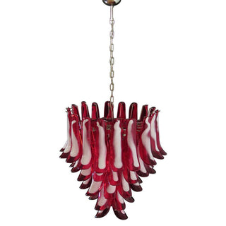 Alsorisra Lustre Postmoderne de Luxe en Verre Pétale