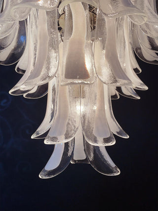 Alsorisra Lustre Postmoderne de Luxe en Verre Pétale