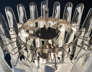 Alsorisra Lustre Postmoderne de Luxe en Verre Pétale