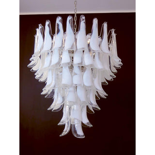 Alsorisra Lustre Postmoderne de Luxe en Verre Pétale