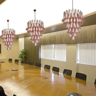 Alsorisra Lustre Postmoderne de Luxe en Verre Pétale