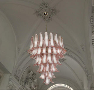 Alsorisra Lustre Postmoderne de Luxe en Verre Pétale