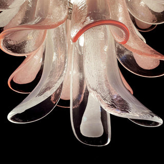 Alsorisra Lustre Postmoderne de Luxe en Verre Pétale