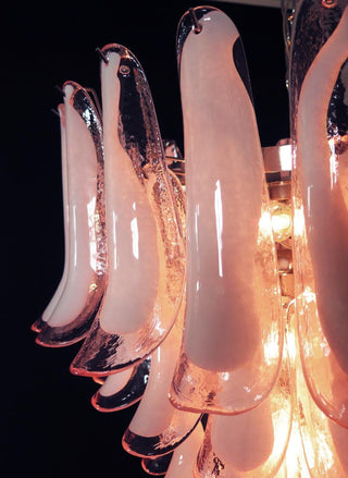 Alsorisra Lustre Postmoderne de Luxe en Verre Pétale