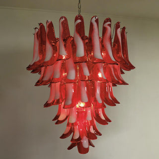 Alsorisra Lustre Postmoderne de Luxe en Verre Pétale