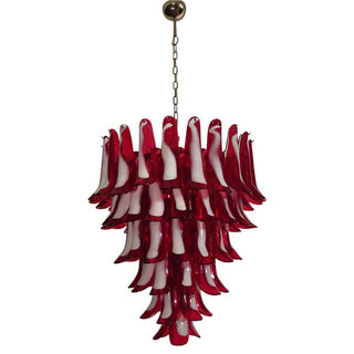 Alsorisra Lustre Postmoderne de Luxe en Verre Pétale