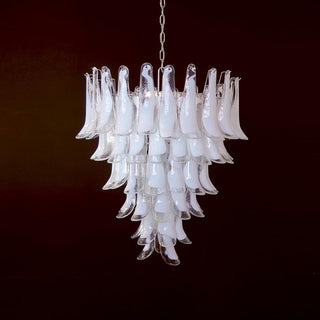 Alsorisra Lustre Postmoderne de Luxe en Verre Pétale